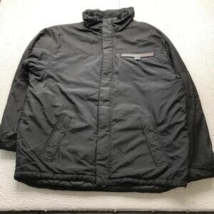 Vintage Ralph Lauren Polo Jeans Co Fleece Lined Jacket Mens 2XL Black Winter